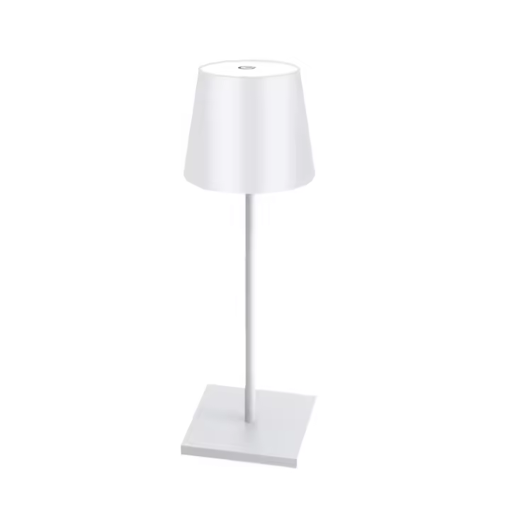 Lámpara De Escritorio LED Clásica Luz De Mesa Inalámbrica Impermeable Con Carga USB Y Control Táctil Para Ambiente De Restaurante Y Oficina - 1