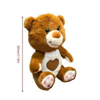 Muñeco De Peluche Para Bebés Oso De Respiración Soothing Otter Con Música Y Luz Compañero De Sueño Para Niños Edad Recomendada 3-6 Años Material Poliéster Relleno De Algodón PP - details 1