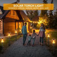 96 Luces De Torcha Solar Para Exterior IP65 Impermeables Luz De Velocidad Para Jardín Patio Iluminación De Césped Estilo Moderno - details 1