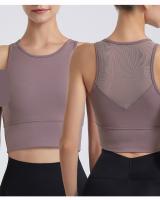 Top Deportivo mujer sin Mangas con Malla transpirado y sujetador entero - details 10