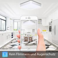 Luz De Techo LED Cuadrada IRALAN Para Dormitorio En Acero Y Acrílico 18W 24W 36W 48W Neutro Frío Calido Iluminación Moderna Para Cocina Comedor Estudio Baño - details 7