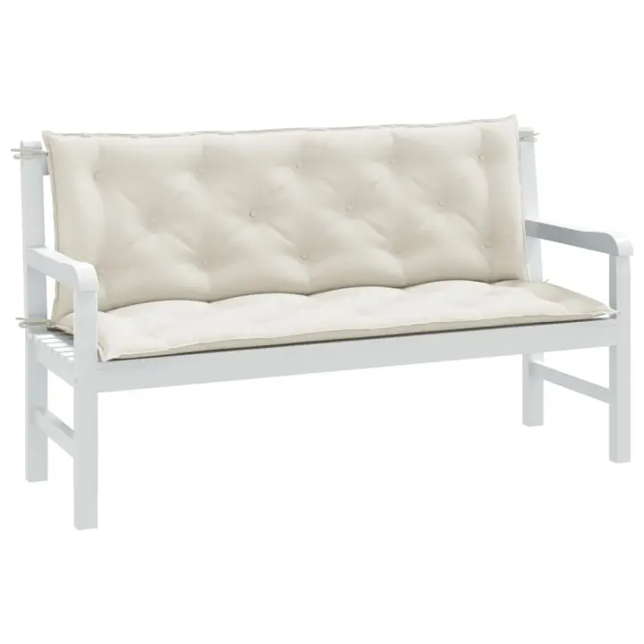 Funda par Banc Jardí UD Crem Lienz Melang 150x50 cm - 1
