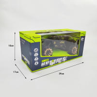Coche De Carreras Remoto Inalámbrico 1:14 Con Volante Controlador Para Niños Juguetes Educativos De Montaña Off-Road Eléctricos Regalo - details 3