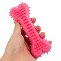 Juguete Masticable Para Perros Pequeños Forma De Hueso Resistente Al Mordisco Juguete De Goma Suave Para Entrenamiento Y Masticar - details 10