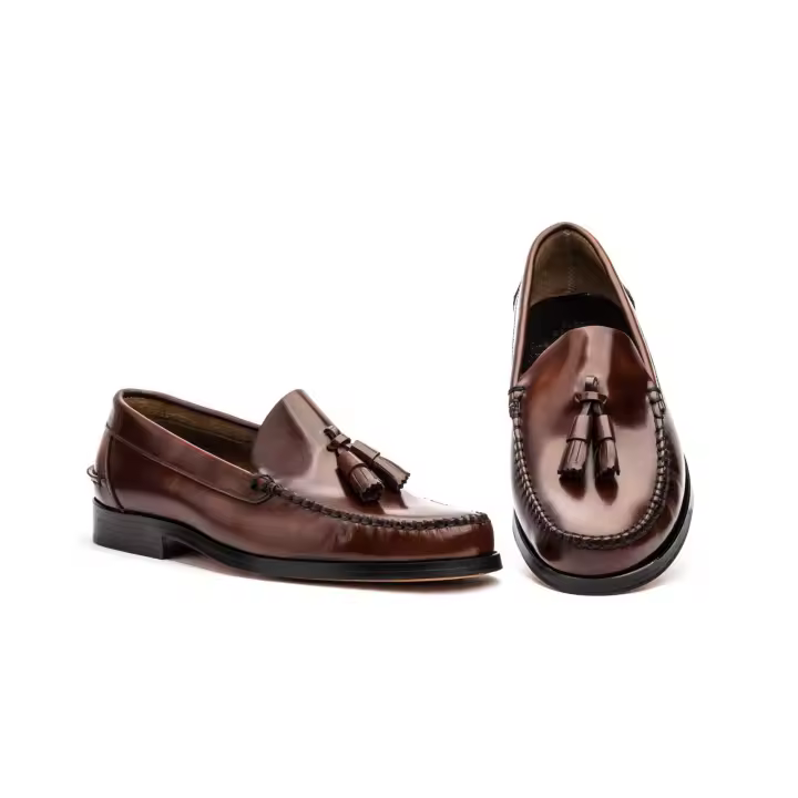Zapatos Hombre JAM Modelo 1004 Golden Marron Piel Cuero Castellanos 39-45 - 1
