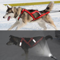 Harnés De Remolque Para Perros De Gran Tamaño Harnés De Pesas Para Correr En Bicicleta Skijoring Scootering X Back Reflectante Y Padded Para Husky Y Otros Cachorros De Medio Grande - details 3