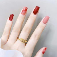 24Pcs Uñas Postizas De Articulación Ballerina Reutilizables Absorbedentes De Uñas Artificiales Para El Día a Día - details 6