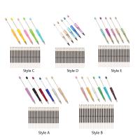 Bolígrafos Beadables Con Recargas Tinta Negra Para Escritura Escolar Suministros De Oficina Para Niños Graduación Clase Diario Dibujo - details 1