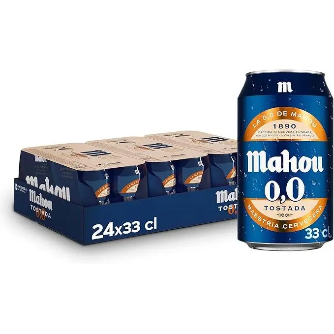 Mahou Tostada 0% Pack 24ud - 330ml - 1