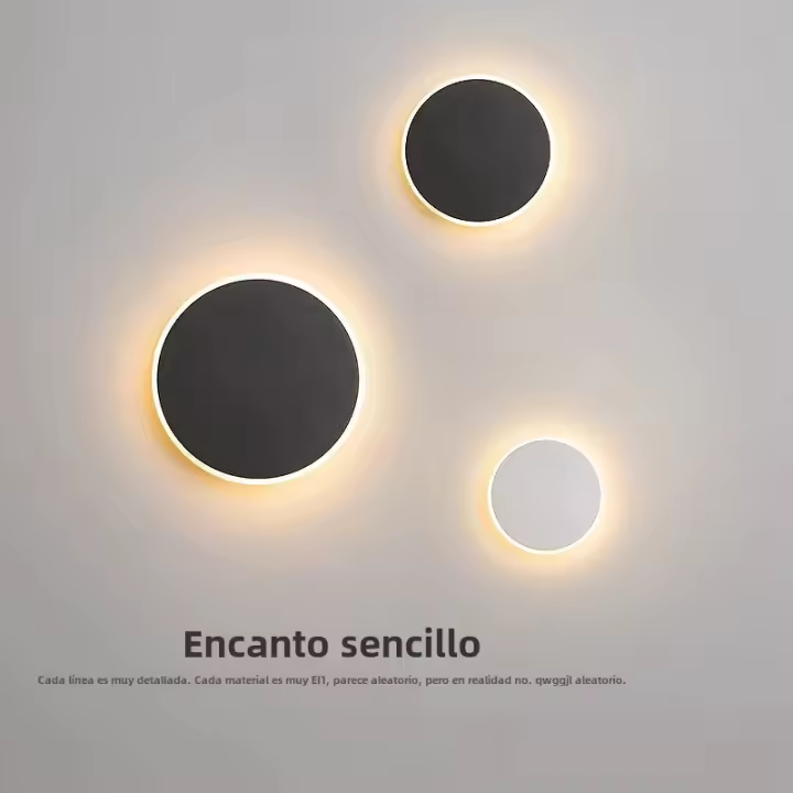 Lámpara De Pared LED 220V Para Dormitorio Y Sala De Estar Iluminación Para Balcones Y Pasillos Luz De Aislar Soporte De Lámpara De Pared Moderno Material De Acero Inoxidable - 1