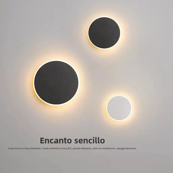 Lámpara De Pared LED 220V Para Dormitorio Y Sala De Estar Iluminación Para Balcones Y Pasillos Luz De Aislar Soporte De Lámpara De Pared Moderno Material De Acero Inoxidable - 1