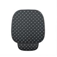 Cubierta De Asiento De Coche De Cuero PU Universal Anti-Rasguños Resistentes Al Desgaste Suaves Para Todas Las Estaciones Cojín De Espalda Minimalista Protector Contra Golpes - details 3