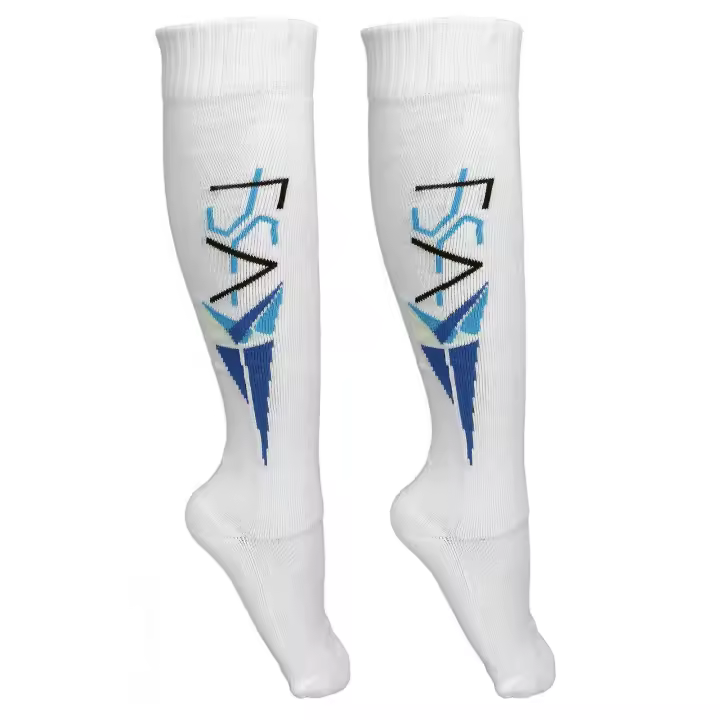 Calcetines de esgrima Absorción de sudor Transpirable Elástico Wearable Algodón peinado Unisex Medias de esgrima para hombres Mujeres M - 1