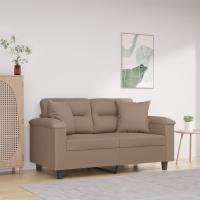vidaXL 2x Cojines Decorativos Tela Microfibra Almohada para Sofá Hogar Color Beige,  Crema,  Gris claro y mas - details 4