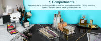 Organizador De Maquillaje Para Cajón Vanidad Contador Baño Cocina Y Caja De Almacenamiento Organizador De Belleza Plástico - details 3