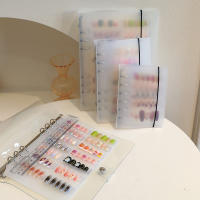 Libro De Almacenamiento Grande Para Arte De Uñas Y Fotos Álbum De Cartas Con Clip Exhibición DIY Organizador De Tarjetas - details 1