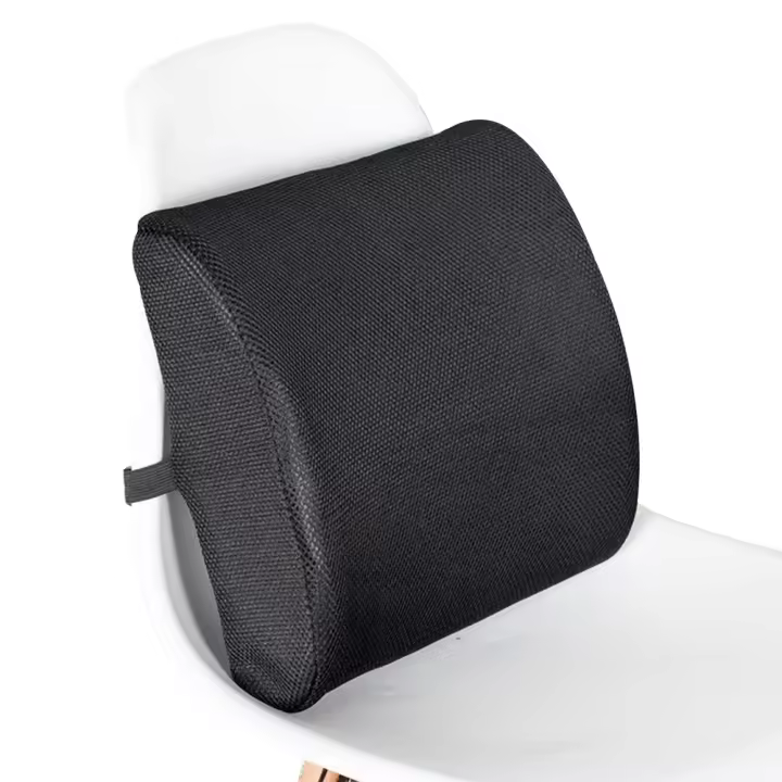 Almohada de apoyo lumbar para silla de oficina y asiento de coche, espuma viscoelástica equilibrada - 1
