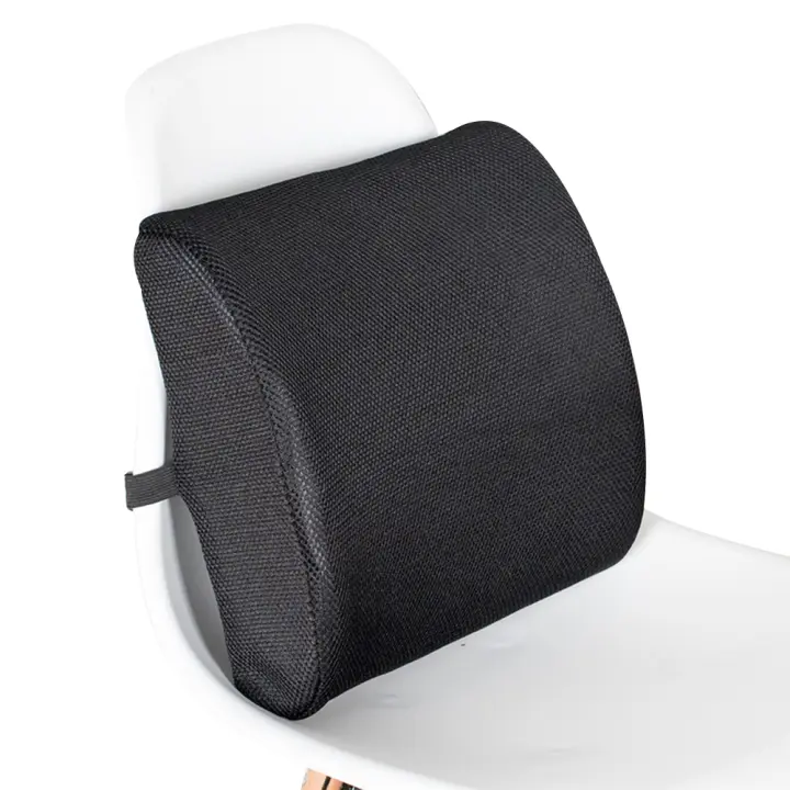 Almohada de apoyo lumbar para silla de oficina y asiento de coche, espuma viscoelástica equilibrada - 1