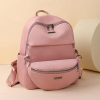 Mochila de tela de nailon de otoño, nueva mochila de ocio de color sólido a la moda, bolsa de viaje de pequeña capacidad - details 6