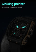 Reloj De Pulsera De Cuarzo LIGE Para Hombre Marca Top Lujo Deportivo Militar Casual Con Cronógrafo Y Resistencia Al Agua - details 8
