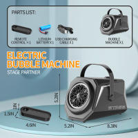 Máquina De Burbujas Automática Con Control Remoto 10 Agujeros Y Lámpara Juguete Para Exterior Fiesta Boda Regalo Para Niños - details 5