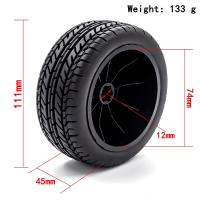 4pcs Neumáticos De Camión De Pista Corta 112mm 1/10 Con Rueda Y Hex 12mm Para Slash Arrma Senton HuanQi 727 Vkar 10sc Hpi Coche RC - details 13