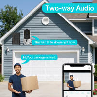 Cámara IP WiFi Exterior Solar Panel Batería Potenciada Vigilancia De Seguridad 1080P HD CCTV Video Con Detección De Humano iCSee - details 9