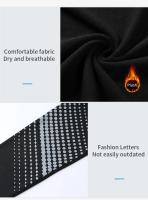 Leggings Calientes Para Hombres Conexión De Corrección De Compresión Y Alta Elasticidad Pantalones De Entrenamiento De Peluche - details 3