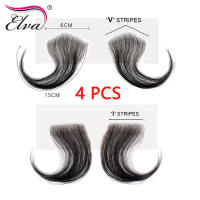 4Pcs Elva HD Lace Baby Hair Strips Textura Rizada Cabello Humano Para Mujer Línea De Pelo Suizo Faja De Cabello Infantil - details 11