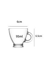 LAV TRESV Set de 6 Tazas Transparentes de Cristales de Alta Calidad - 90ml y 225ml - details 0