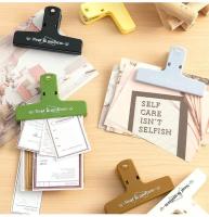 Organizador De Archivos De Scrapbooking Con Clip Magnético Portador De Documentos Retro De Plástico Para Oficina Suministros De Papelería - details 7