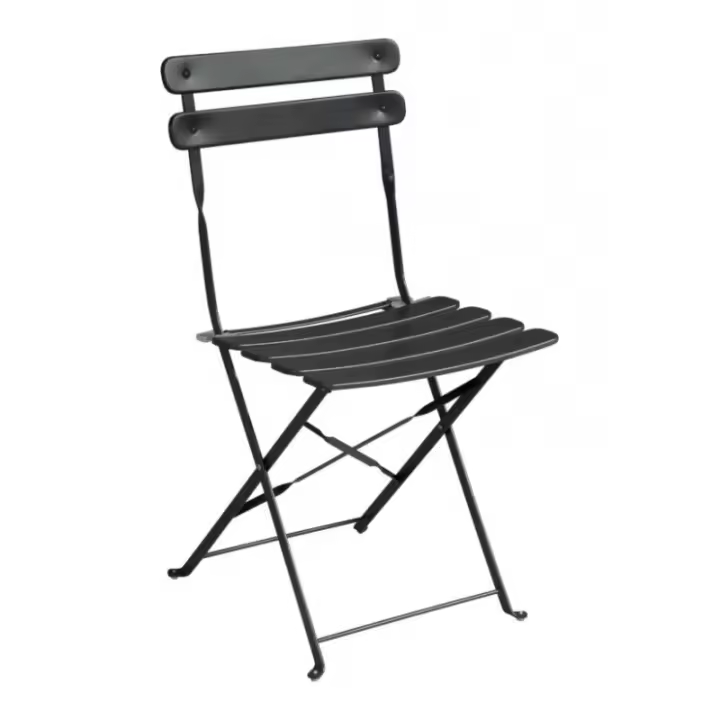 Juego de 2 sillas Anthracite Iron Bistro Moia - 1