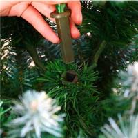 Árbol de Navidad con piñas y Bayas, Pino Artificial Verde con Puntas Blancas, Adornos para Navidad, árbol de Navidad artificial de abeto de alta calidad de para el hogar, oficina, decoración de fiesta, fácil montar, 90cm, 120cm, 150cm, 180cm, 210cm - details 5