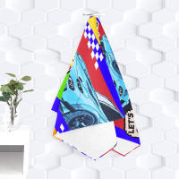 Toalla De Playa Para Niños Con Patrón De Coche De Dibujos Animados Toalla De Microfibra Sin Arena Para Baño Piscina Camping Viajes Absorbente Rápido Lavable Máquina Tamaño Rectangular 100% Poliéster 240gsm - details 3