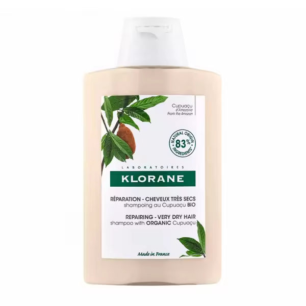 Klorane KLORANE - Champú Al Cupuaçu BIO para Cabellos Secos - Nutre y Repara la Sequedad - 1