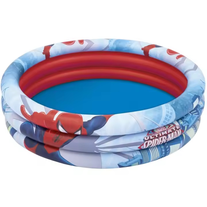 Piscina Hinchable 3 Anillos 122x30 cm. Spiderman Bestway 98018 - 1