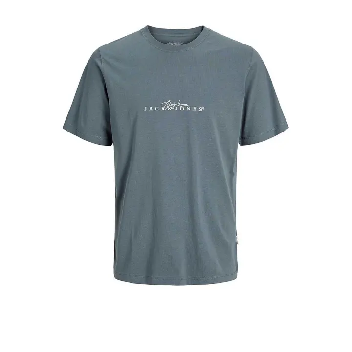 Camiseta JACK & JONES JORVARENNA BRANDING TEE SS CREW NECK 12273163 Gris Gris - 1