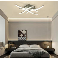 Lámpara De Techo Moderna 28W LED Para Sala De Estar Comedor Dormitorio Y Balcón Diseño Curvo Luz De Panel Para El Hogar - details 6