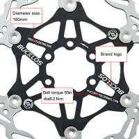 2PC BUCKLOS Freno De Disco Para Bicicleta 160/180/203 Rotor Flotante De Acero Inoxidable Para Mountain Bike Pieza De Rotor De Mtb - details 4