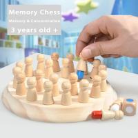 Juego De Ajedrez De Madera Para Niños Juguete Educativo Montessori De Color Sensación Y Memoria Match Stick Chess Juego De Fiesta Para Bebés Y Niñas - details 2