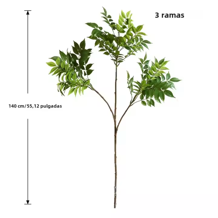 Planta Artificial De Figo Grande 76-140cm Hojas Verdes De Plástico Para Decoración De Jardín Y Exterior Estilo Tropical - 1