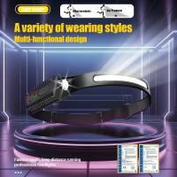 Linterna Frontal LED De Inducción Recargable USB Con Batería Integrada De 1200mAh Para Camping Y Pesca Luz Exterior - details 7