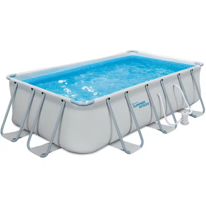 Piscina Desmontable Elite Frame Summer Waves de 400x200x100 cm. Polygroup P4130739EOEU - 1