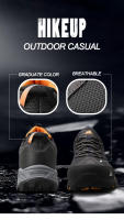 Zapatillas De Senderismo HIKEUP Para Hombre Transpirables Con Amortiguación Antideslizantes Deportivas De Montaña Exterior Zapatos De Correr Y Trekking - details 1