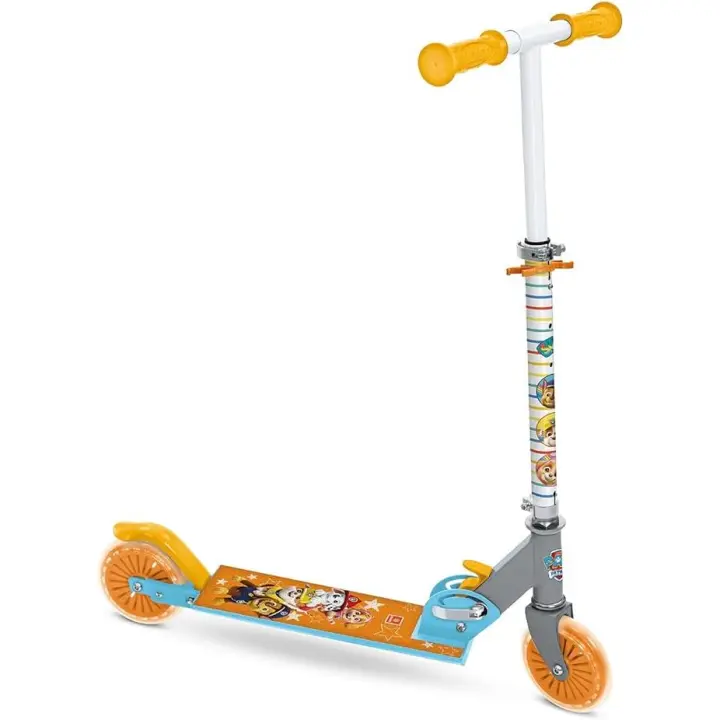 Mondo Toys - Patinete de Aluminio de 2 Ruedas - Plegable - Ideal para Regalar - Producto Oficial - Paw Patrol - 1