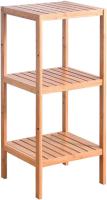 Estantería Rejilla Bambú de 3 Niveles Baño Versátil para Decoración Plantas, uso en Baño Salón con 3 Pisos, Soporte para maceta de flores para interior de Balcón Plantas de Jardines - details 0