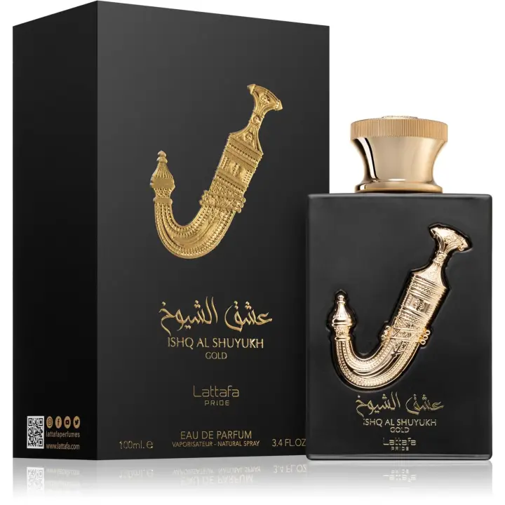 Ishq Al Shuyukh Gold - 100ml - Eau De Parfum - Lattafa Perfume Masculino Exclusivo - 1