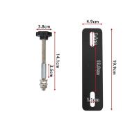 Kit De Placas Base Para Automóvil Universal Adecuado Para Todas Las Placas De Adhesión Con Espaciado De Agujeros De 4.72"-6.69" Incluye 4 Piezas - details 1