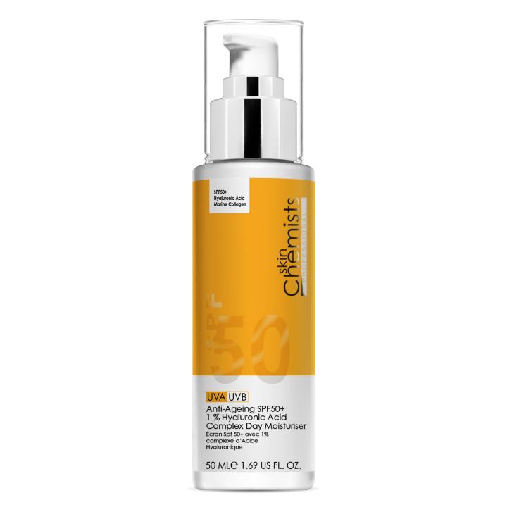 Crema Hidratante de Día Antiedad SPF 50 con 1% Ácido Hialurónico 50 ml para Mujer — oferta en Miravia