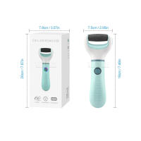 Pulidora De Pies Inalámbrica Recargable USB Impermeable Portátil Anti Callos Y Piel Muerta Herramienta De Pedicura Para Cuidado De Los Pies Resistentes a Las Roturas - details 4